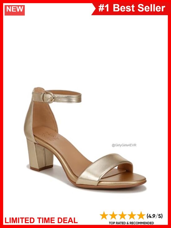 Shoes - Naturalizer Vera Heeled Sandals Block Heel Ankle Strap Comfort